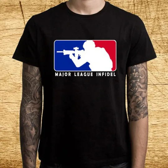 MLI Major League Infidel Men's T-Shirt Black