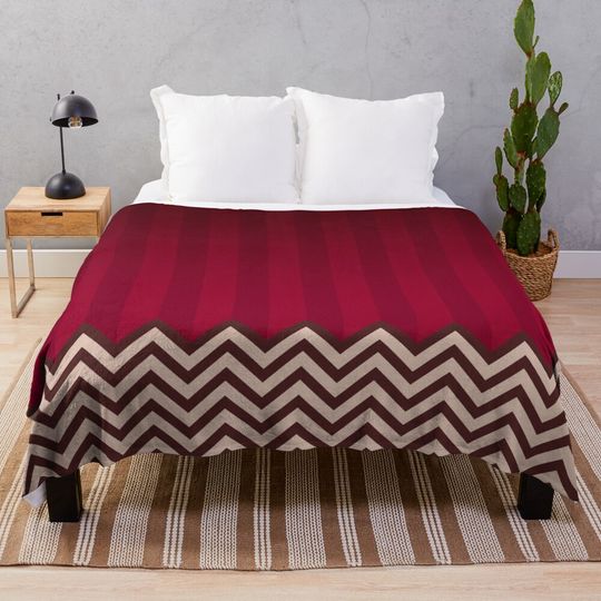 Twin Peaks Red Room Throw Blanket