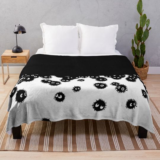 Discover Susuwatari Throw Blanket