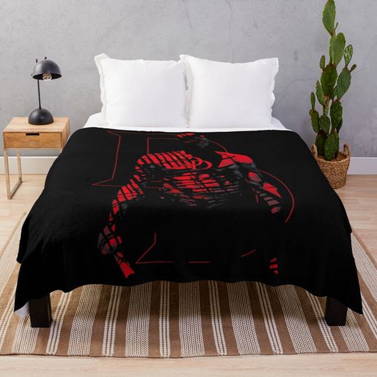 Daredevil In Shadows Throw Blanket