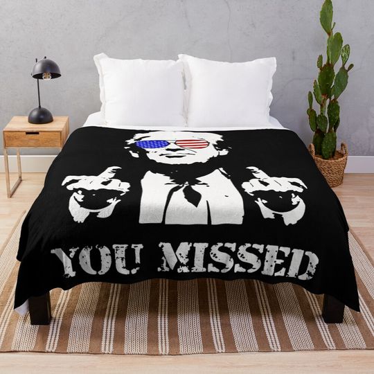 Discover Donald Trump you Missed  Throw Blanket