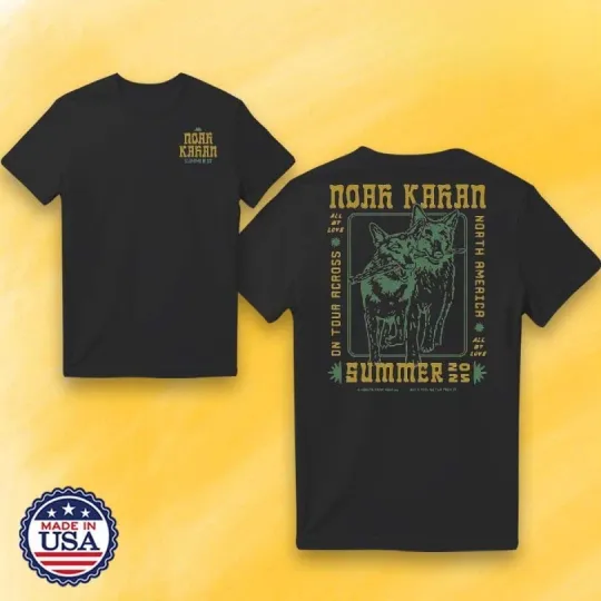 Discover Noah Kahan Passing Through Summer 2025 North America T-Shirt