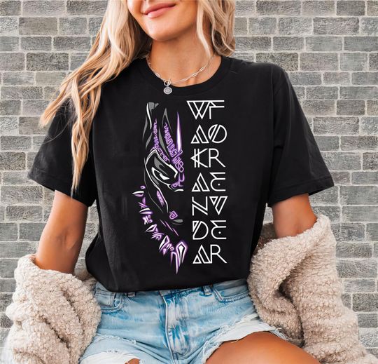 Wakanda Forever Tanks Black Panther T-Shirt