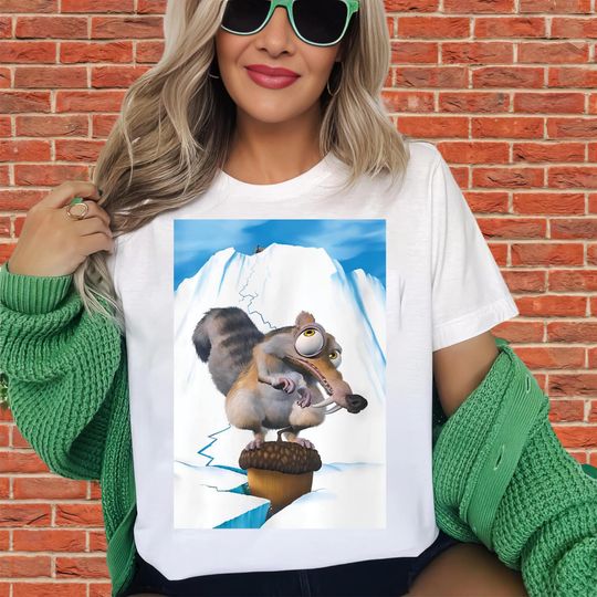 Discover Scrat Iceberg Crack Ice Age T-Shirt