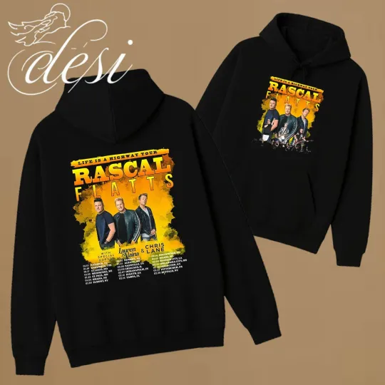Discover Rascal Flatts 2026 Tour Rascal Flatts Inspired Unisex Hoodie