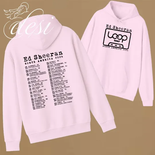 Discover Ed Shee Loop Tour North America 2026 Concert Hoodie