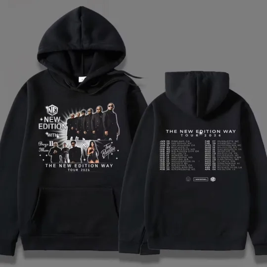 New Edition Way Tour 2026 Unisex Hoodie