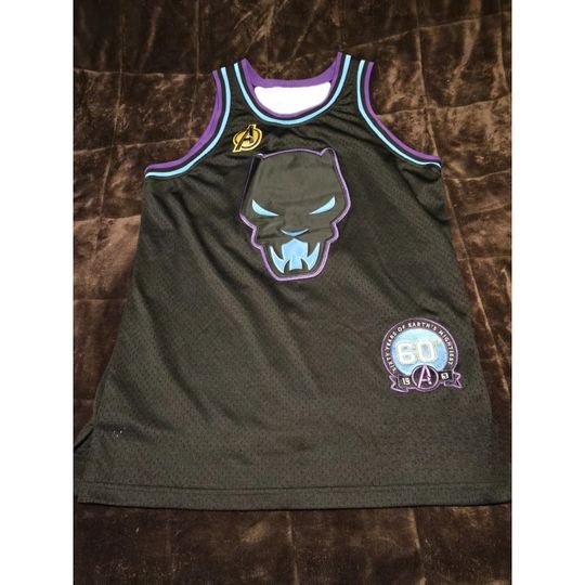 Discover Marvel Avengers T'Challa 63 Basketball Jersey!