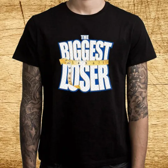 Discover The Biggest Loser TV Show Men's Black Size S-5XL