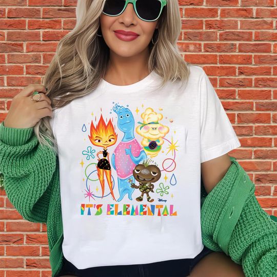 Discover Disney Pixar It's Elemental T-Shirt