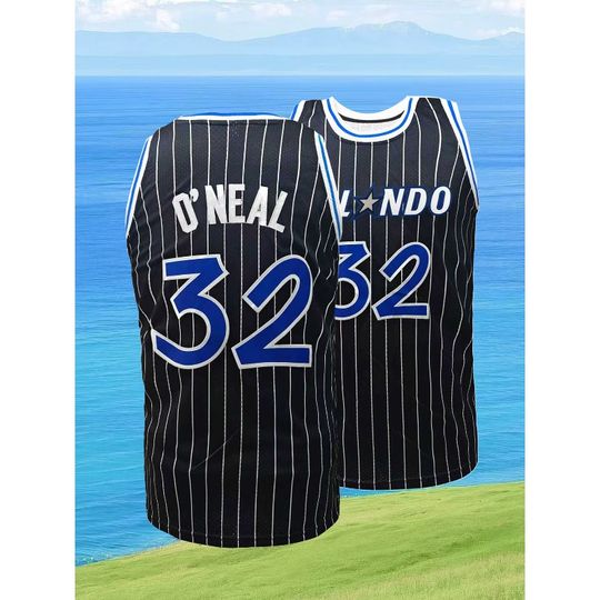 Men's Basketball Jersey Sleeveless Athletic Shirt #32 Loose Fit Jersey for Games, Practice, Parties Basketball Uniform for Men