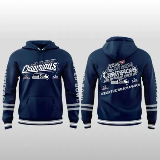 Discover Seahawkss B.owll 2026 Division Champions Hoodie shirt
