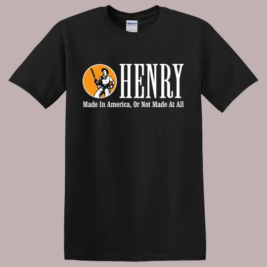 Discover Henry Repeating Arms Men's Black T-Shirt