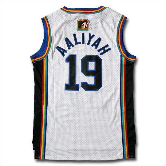 Discover Aaliyah19# Brick Layers CAMBRIDGE 3 White Basketball Jersey Suit Clothes  Halloween Cosplay Jersey Shirts Clothing