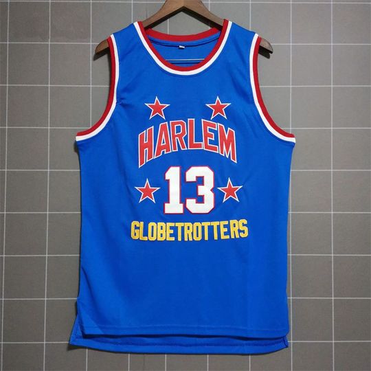 Discover Basketball Jerseys Harlem Globetrotters #13 Blue Chamberlain Cheap High-quality Outdoor Sports Jersey Sewing Embroidery 2023 New