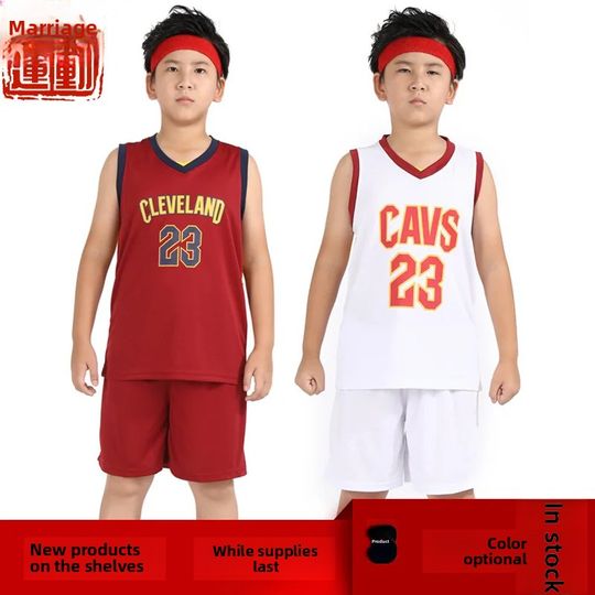 Discover New Season Children's Basketball Uniform Set Knight Performance Baby James 23 Jersey Toddler Kindergarten Sportswear