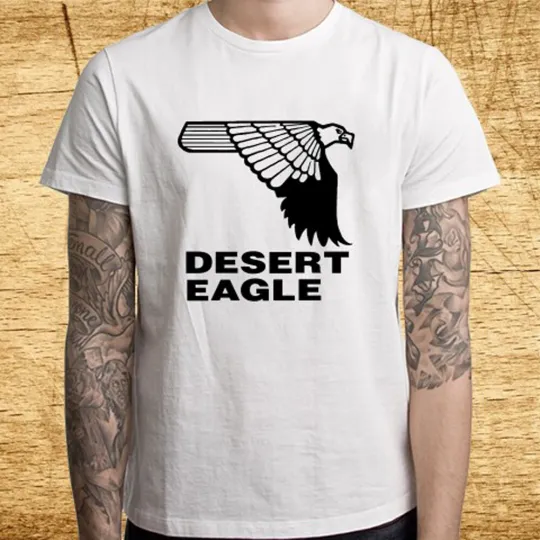 Discover Desert Eagle Firearms Men's T-Shirt White