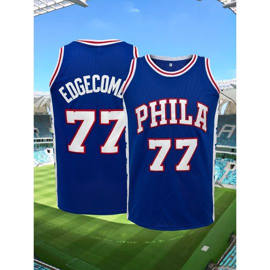 Discover Men's Philadelphia Basketball Jersey #77 Casual Training Tee Breathable Sleeveless Unisex Loose Fitting Tank Top