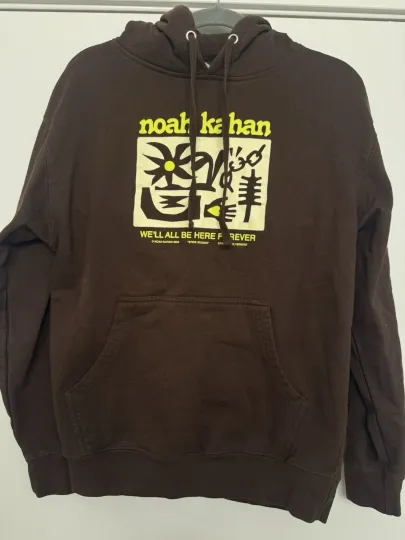 Noah Kahan 2026 Tour We'll All Be Here Forever Stick Season Brown Hoodie