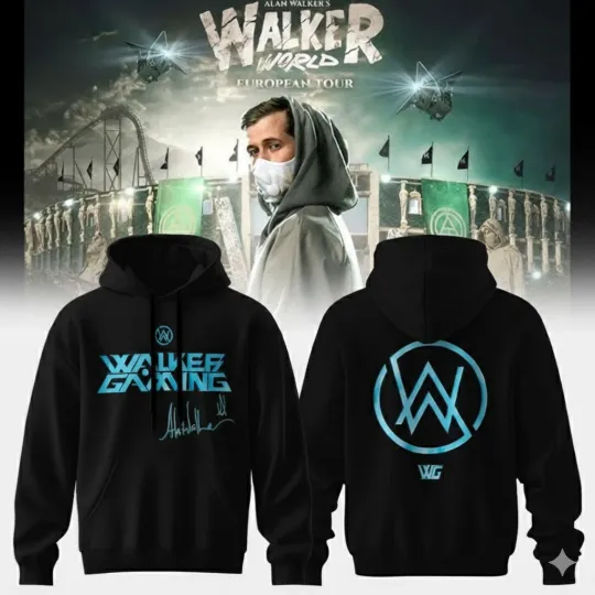 Discover A Walker World Tour 2026 Black Hoodie