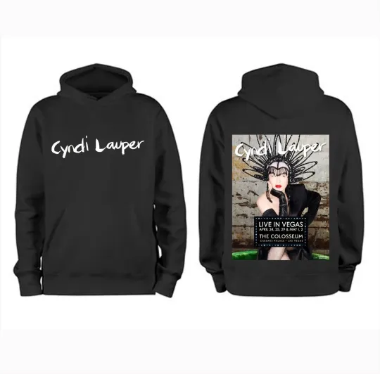 Discover Cyndi Lauper Live In Vegas 2026 Tour Hoodie