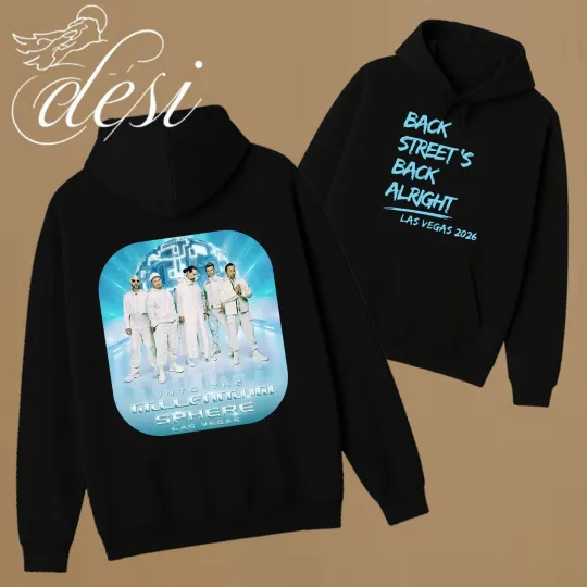 Discover Backstreet B Millennium Tour 2026 Unisex Hoodie