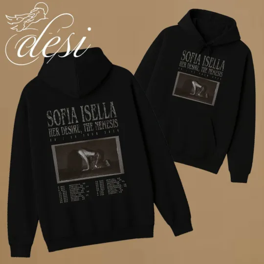 Discover Sofia Isella Her Desire The Nemesis Tour 2026 Double Sided Hoodie