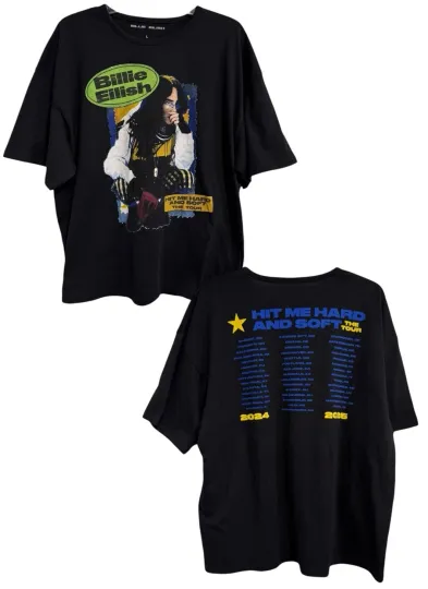 Billie Eilish Hit Me Hard & Soft Tour 2024-2025 T-Shirt Large
