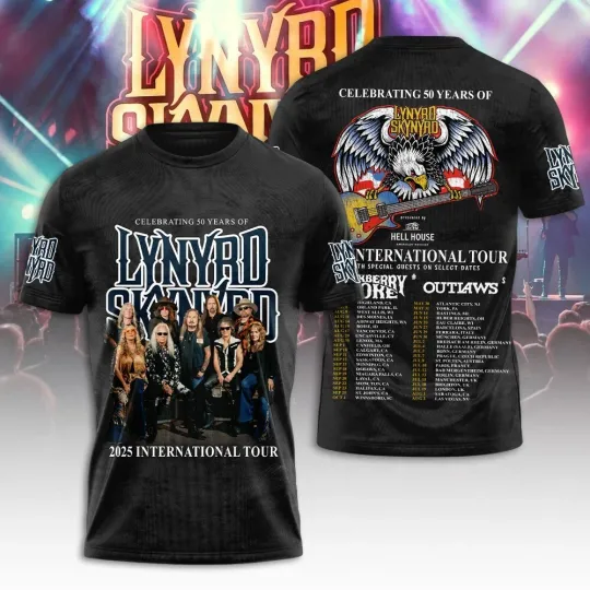 Lynyrd Skynyrd Tour 2025 Limited Edition Unisex T-Shirt