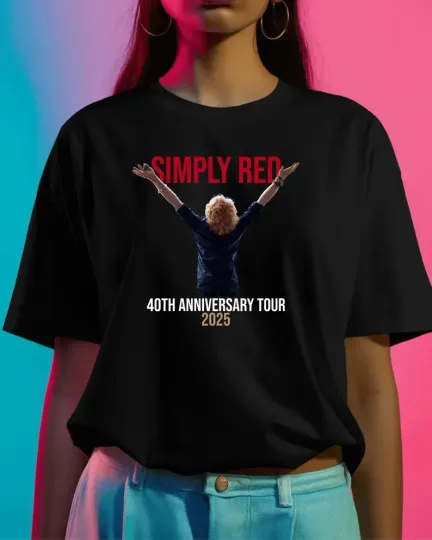 Discover 40th Anniversary Tour T-Shirt UK Concert Simply Tour 2025