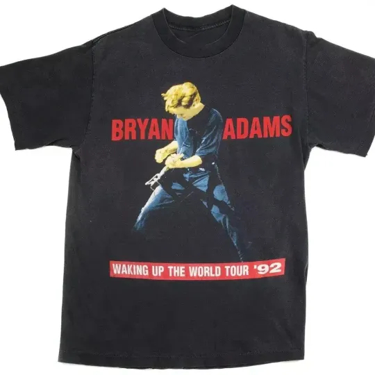 Discover Bryan Adams Waking Up The World Tour 1992 Unisex T-Shirt
