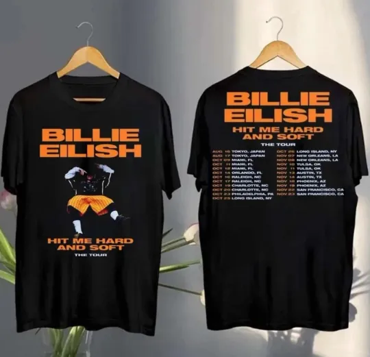Billie Eilish Hit Me Hard and Soft Tour Part 2 2025 T-Shirt