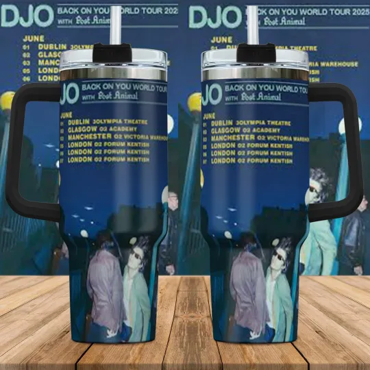 Discover DJO Back On You 2025 Tumbler 40oz with Handle for Fans