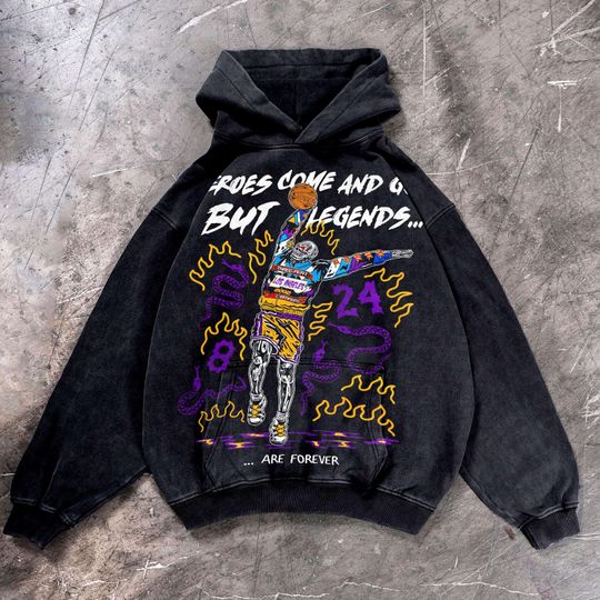 Vintage Kobe Bryant Graffiti T-Shirt, Los Angeles Basketball Heavyweight Sweatshirt, Unisex Shirt, Washed Hoodie, Gift for him Gift for her.