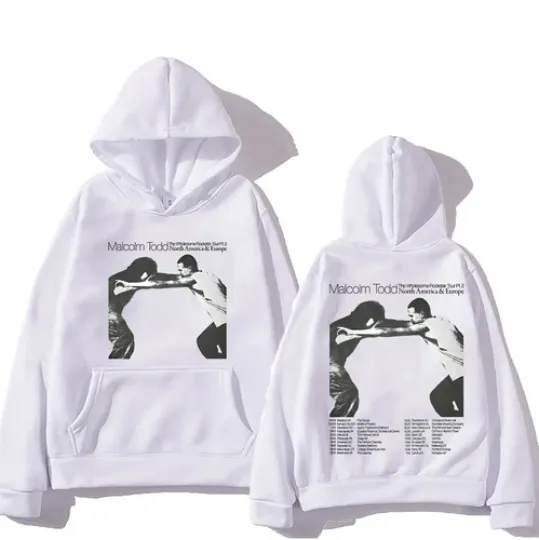 Discover Malcolm Todd Merch 2026 Hoodie Malcolm Todd The Wholesome Rockstar Tour