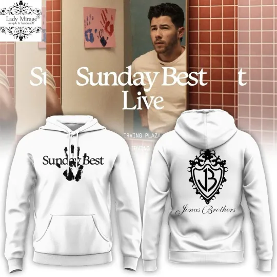 Discover Jonas Brother Sunday Best Live 2026 Hoodie Unisex All Sizes