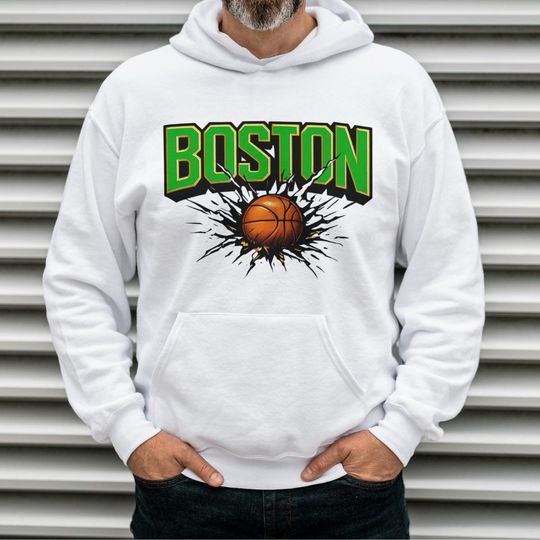 Discover Boston Basketball Fan Apparel: 3D Graphic Hoodie & Tee