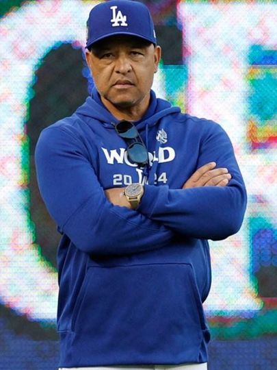 Discover Dave Roberts Blue Hoodie, LA World Series Baseball (Unisex, Soft Fleece)