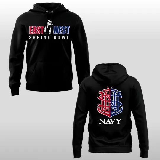 Discover 2026 Midshipmen East West Shrine Bowl Hoodie