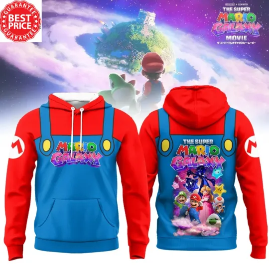 The Super Mario Galaxy Movie 2026 Shirt  All Over Print Hoodie
