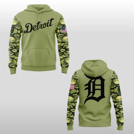 Discover Tigers x Military Appreciation Night 2026 Hoodie