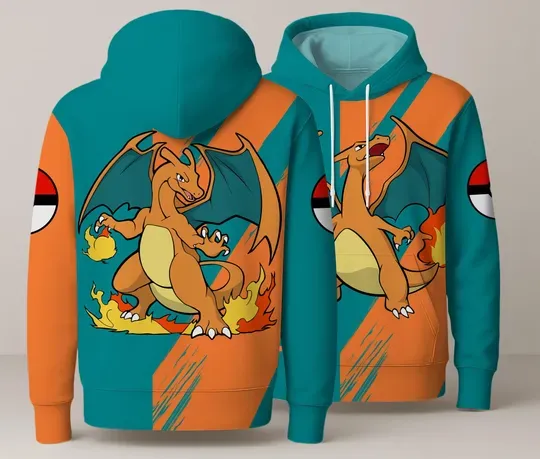 Discover Dragon 3D Hoodie, Fire Dragon Hoodie, Funny Cute Dragon Hoodie Gift