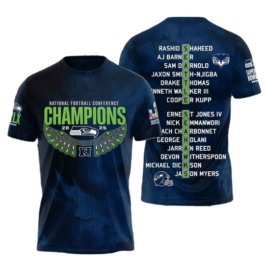 Discover Seahawks SB LX 2025 Champions Shirt