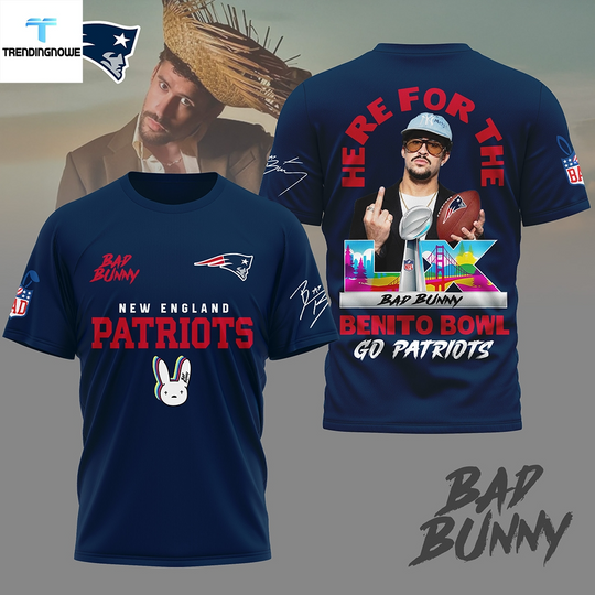 New England Patriots football Bad Bunny Benito Bowl Shirt