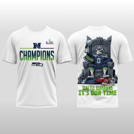 Discover Seaattle Seahawks SB It’s Our Time Shirt