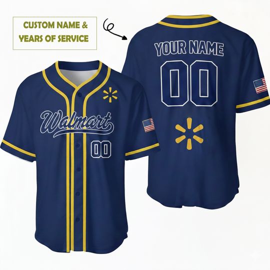 Discover Custom Walmart Limited Edition Baseball Jersey