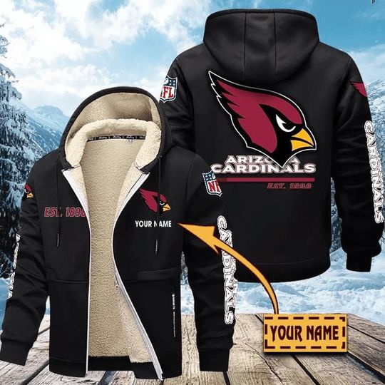 Arizonna Cardinals | Hoodie Zip Velvet Coat
