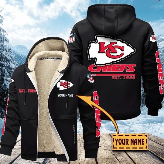 Kansas City Chiefs | Hoodie Zip Velvet Coat