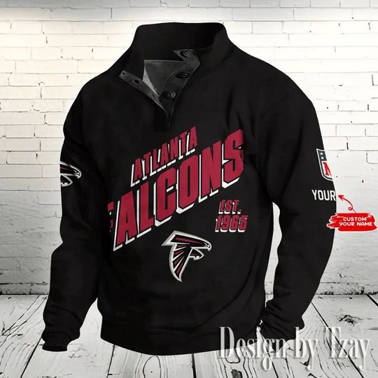 Atlanta Falcons Stand Collar Sweatshirts