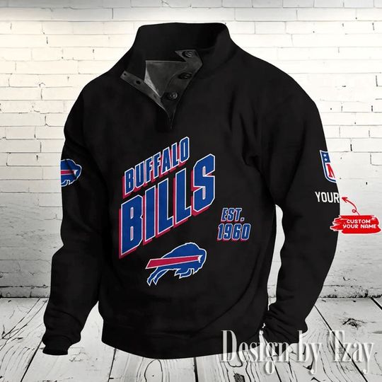 Buffalo Bills Stand Collar Sweatshirts